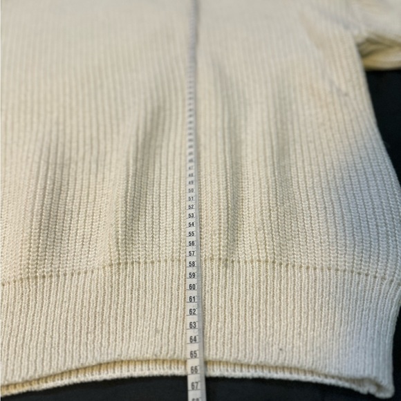 Knitted cream sweater size L - Picture 5 of 6